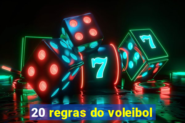 20 regras do voleibol